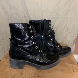 Steve Madden combat boot, size 8.5